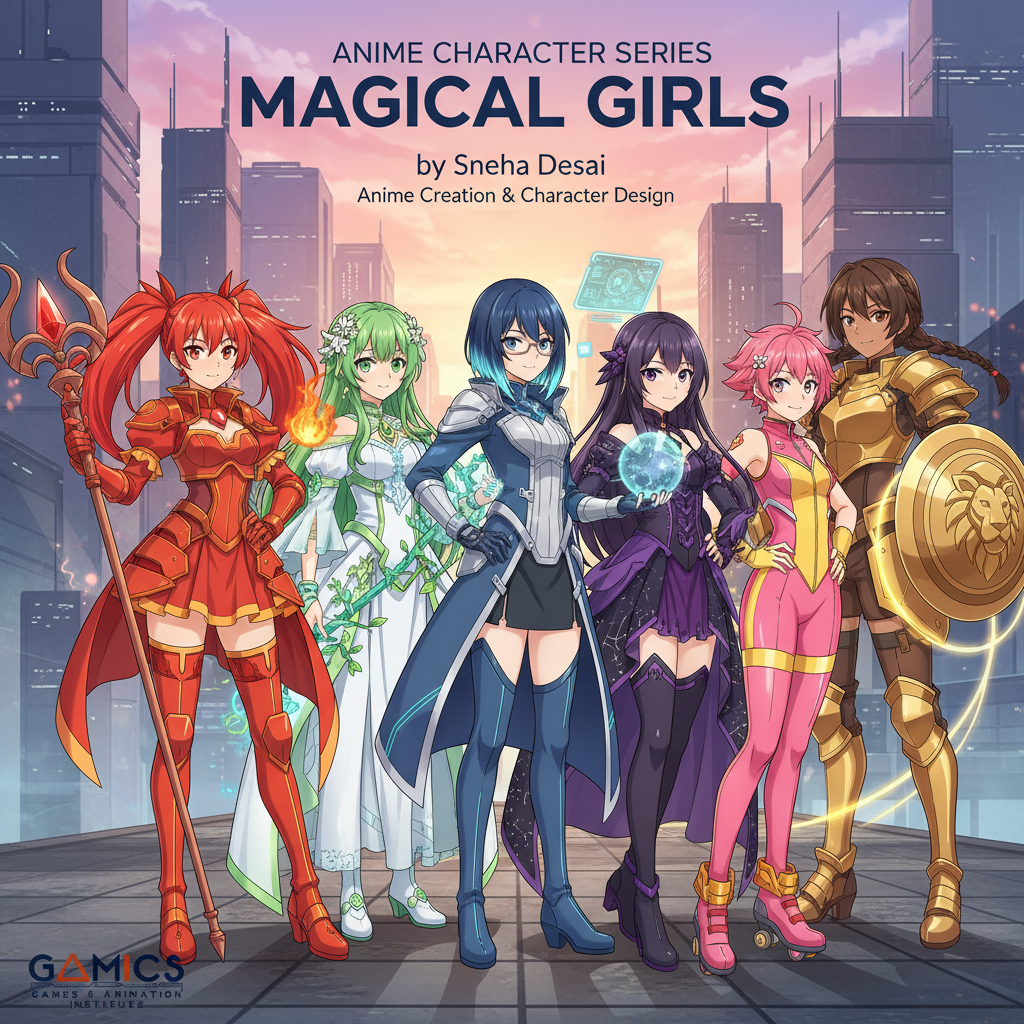 Anime Character Series - Magical Girls